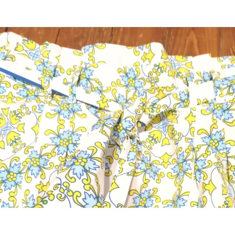 NWT Her Destiny Long Skirt with lemons with blue and Yellow flowers Large - Picture 9 of 14